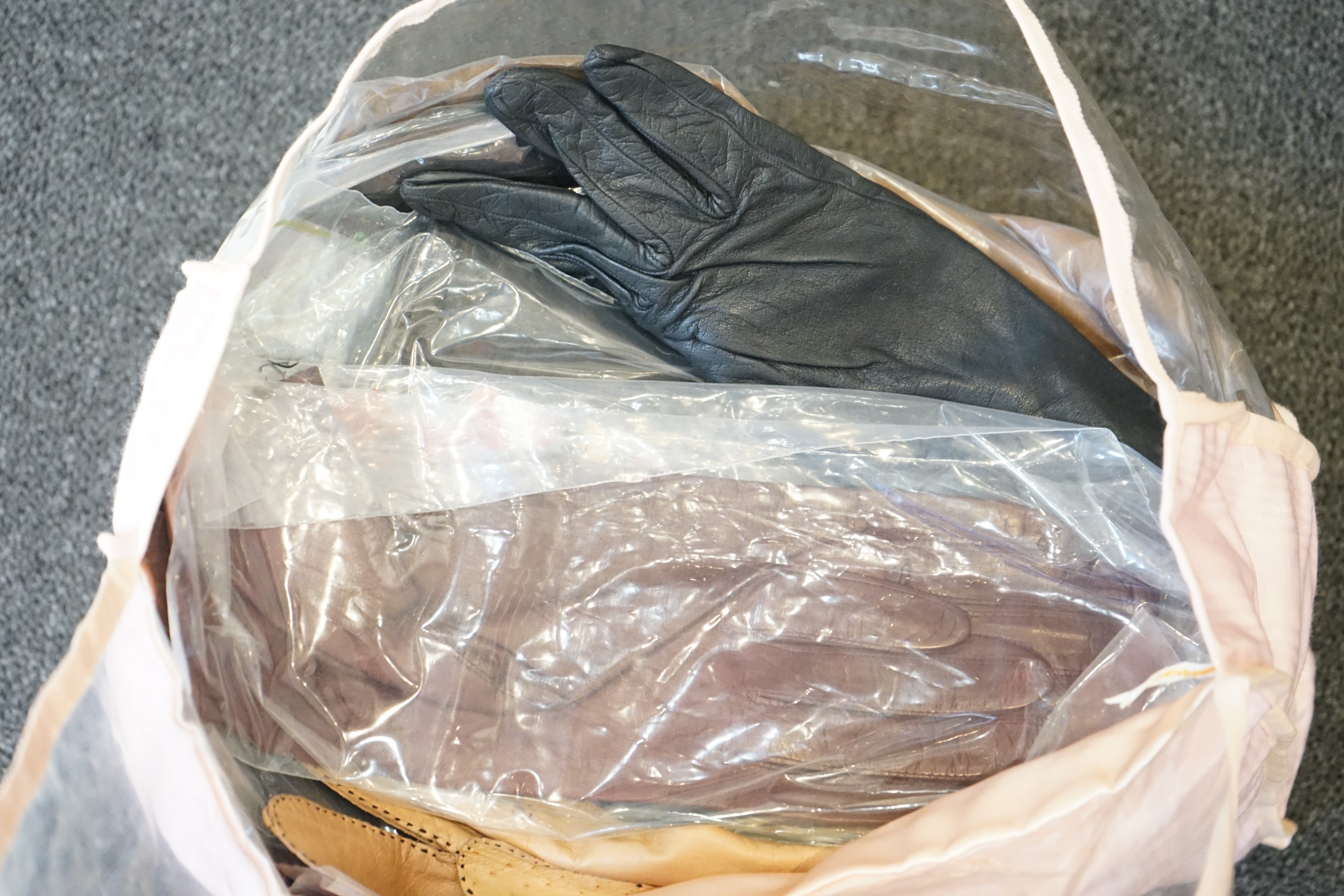 A large collection of assorted ladies gloves, including Christian Dior, many unworn, size 7-7.5